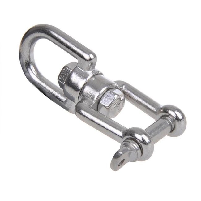 Seilflechter Wartelsluiting - RVS AISI 316 - Oog/Vork - 8 mm - 2500 daN