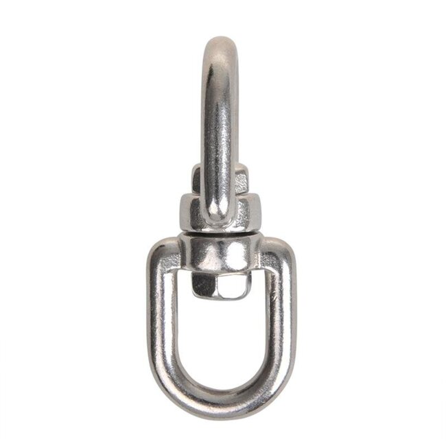 Seilflechter Wartelsluiting - 8 mm - RVS AISI 316 - Oog/Oog - 2500 daN