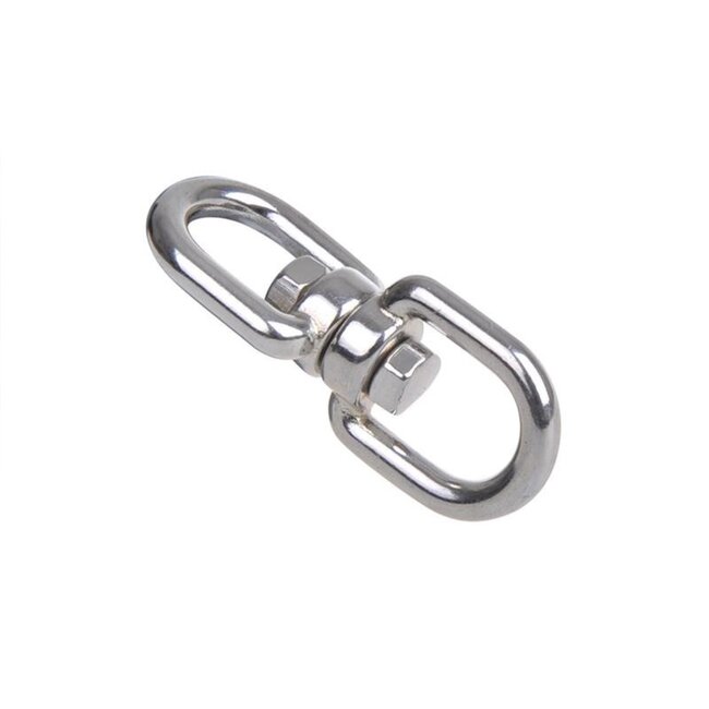 Seilflechter Wartelsluiting - 6 mm - RVS AISI 316 - Oog/Oog - 1350 daN