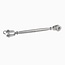 Seilflechter Wantenspanner - RVS AISI 316 - M6 - 1500 daN - Zilver