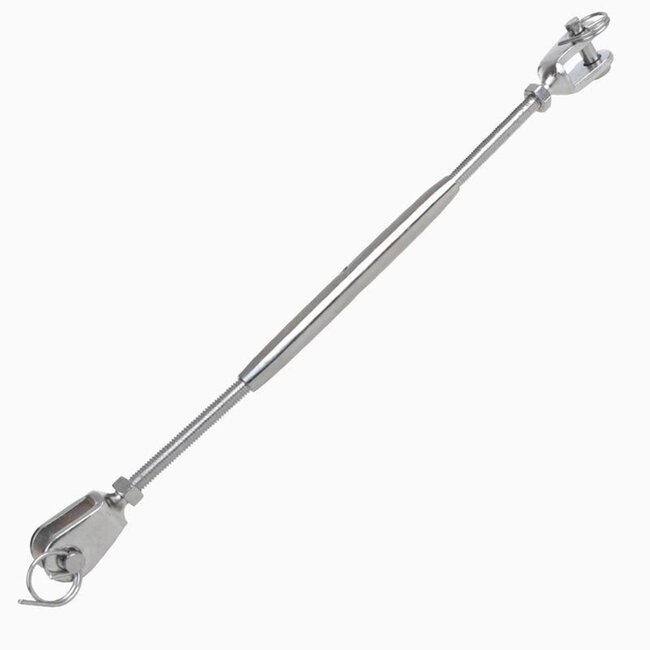 Seilflechter Wantenspanner - RVS AISI 316 - M6 - 1500 daN - Zilver