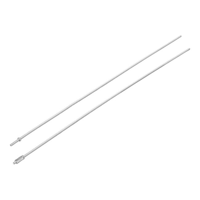 ProPlus Remstang voor aanhangwagen - M8 draad - 1 meter - 2 stuks - Metaal