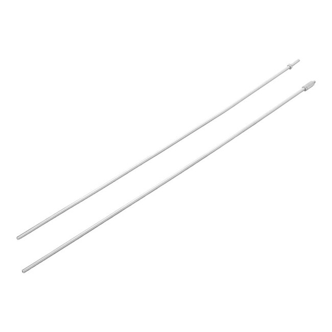 ProPlus Remstang voor aanhangwagen - M8 draad - 1 meter - 2 stuks - Metaal