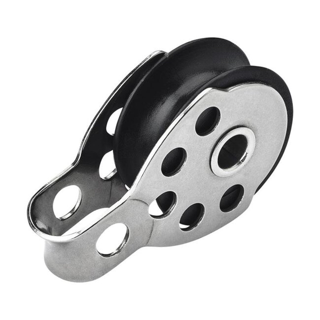 Seilflechter Micro blok - 1 schijf - voor 6 mm koord - gesloten - kogellager - 650 daN