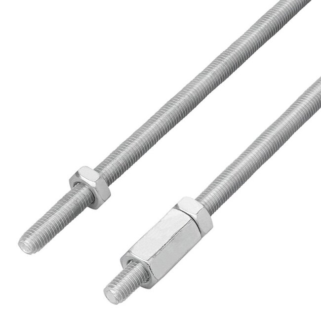 ProPlus Remstang voor aanhangwagen - M10 draad - 1 meter - 2 stuks