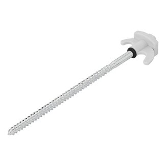 ProPlus Schroefbare metalen tentharing - 20 cm - verzinkt - geschikt voor harde grond