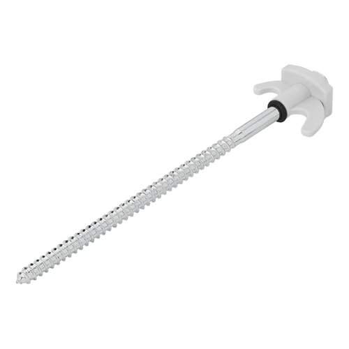 Pro Plus Tentharing met Haak - Schroefbaar - Metaal - 20 cm Pro Plus Tentharing met Haak - Schroefbaar - Metaal - 20 cm