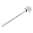 ProPlus Schroefbare metalen tentharing - 20 cm - verzinkt - geschikt voor harde grond