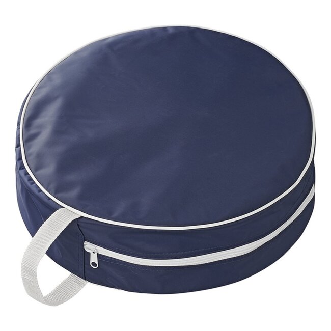 Aquaroll Adaptertas - Waterbestendig PVC - Blauw/Wit - Met Tashengsel