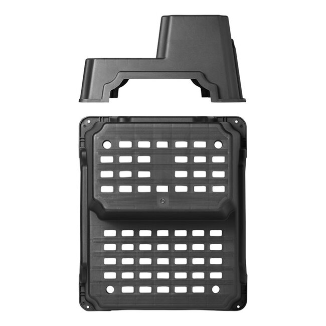 ProPlus Opstapje - 2 treden - kunststof - 70 x 60 x 38 cm - maximaal 200 kg