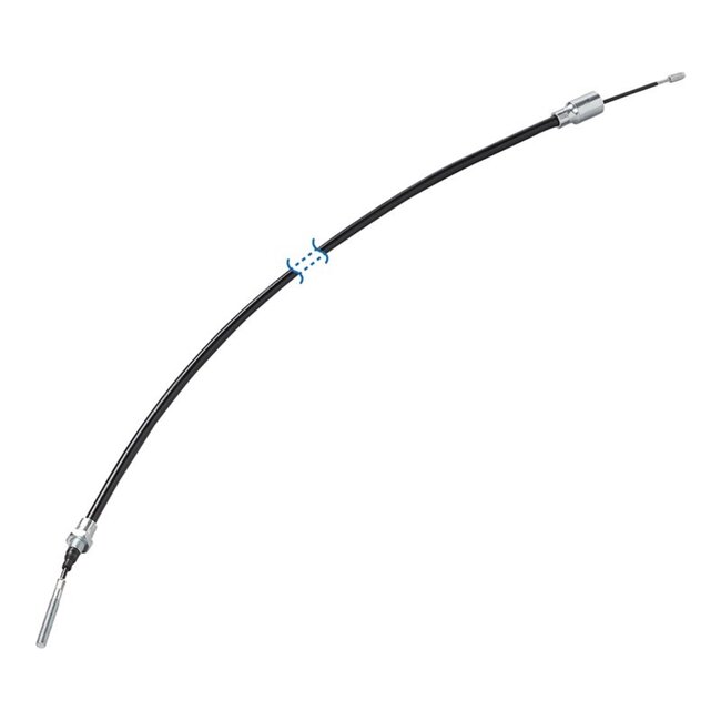 ProPlus Remkabel - 1630/1840 mm - Bus Ø 22 mm - Metaal en nylon - Geschikt voor diverse merken