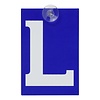 Pro Plus L-plaat met zuignap - 100 x 150 mm - Blauw Pro Plus L-plaat met zuignap - 100 x 150 mm - Blauw