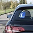 ProPlus L-plaat met zuignap - 100 x 150 mm - Blauw - Voor rijlessen