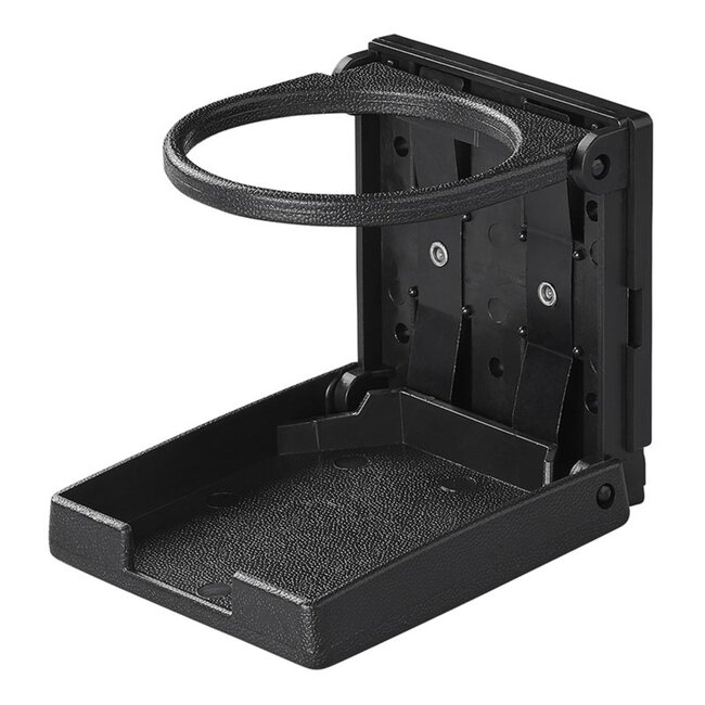 ProPlus Inklapbare bekerhouder - zwart - geschikt voor bekers, blikjes en flessen