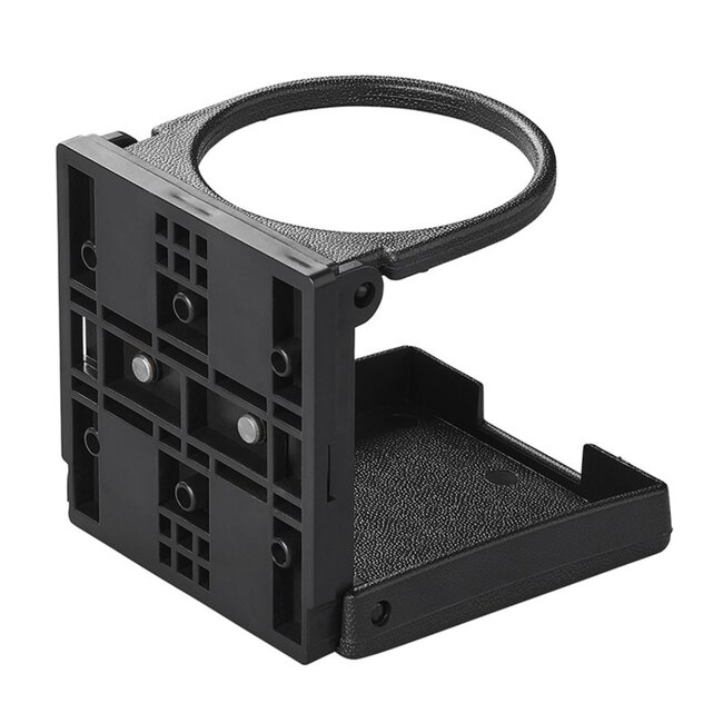 ProPlus Inklapbare bekerhouder - zwart - geschikt voor bekers, blikjes en flessen