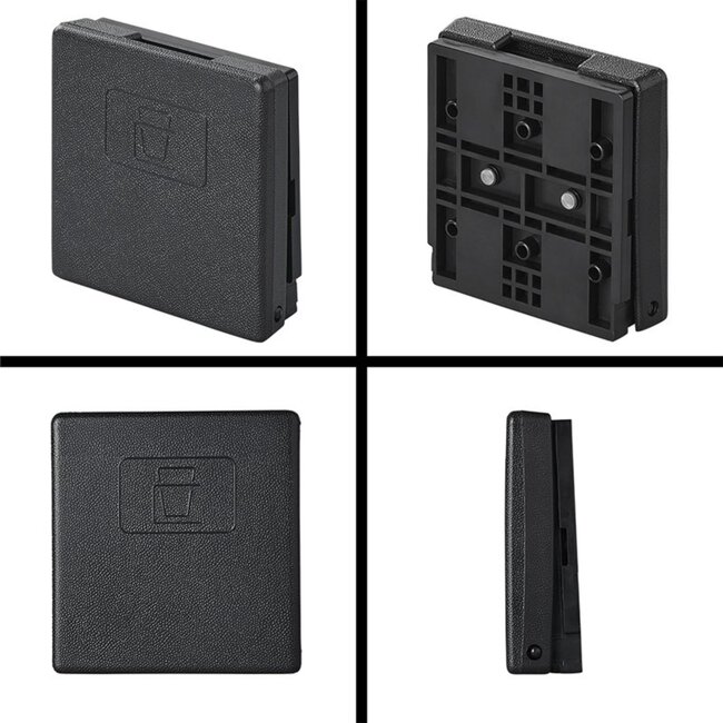 ProPlus Inklapbare bekerhouder - zwart - geschikt voor bekers, blikjes en flessen