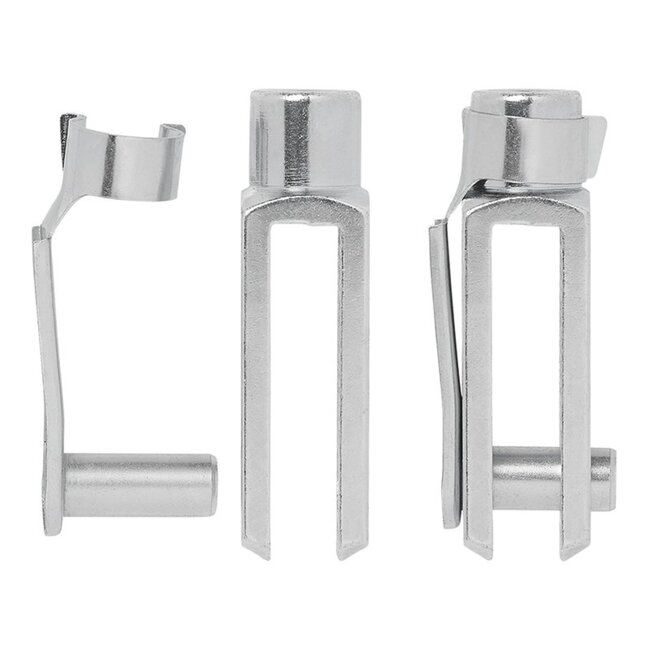 ProPlus Gaffel M8 - Verzinkt staal - 58 mm - 2 stuks