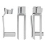 ProPlus Gaffel M8 - Verzinkt staal - 58 mm - 2 stuks