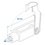 ProPlus Gaffel M8 - Verzinkt staal - 58 mm - 2 stuks