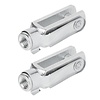 Pro Plus Gaffel M8 - Lengte 58 mm - Verzinkt Staal - 2 stuks - blister Pro Plus Gaffel M8 - Lengte 58 mm - Verzinkt Staal - 2 stuks - blister