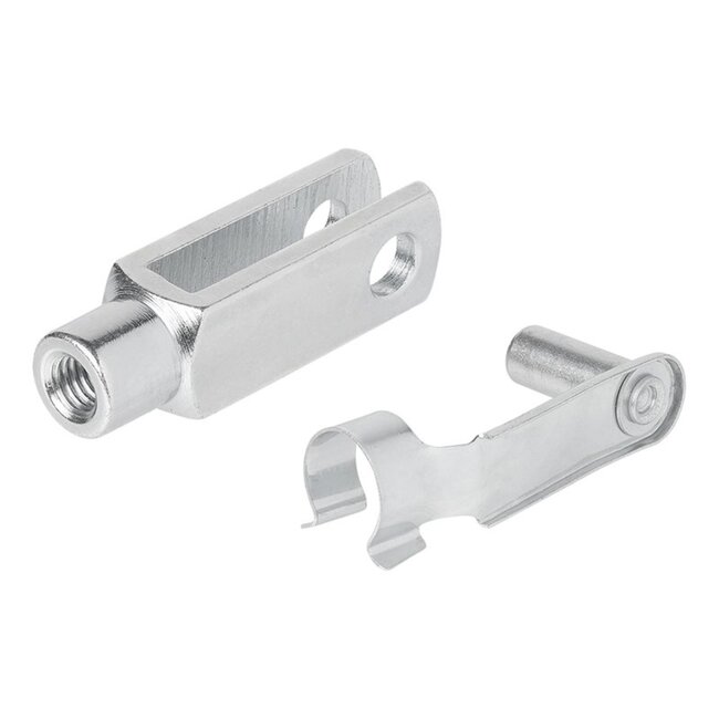 ProPlus Gaffel M8 - Verzinkt staal - 58 mm - 2 stuks