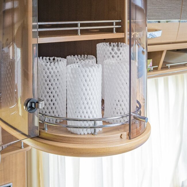 ProPlus Set glasbeschermers - 6 stuks - 150 x Ø 80 mm - wit - optimale bescherming