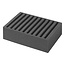 ProPlus Zachte foam bordenhouder - Voor 10 borden - 34x25x14 cm - Zwart
