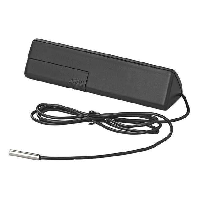 ProPlus Thermometer auto - binnen/buiten temperatuur - zwart - eenvoudig te bevestigen