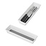ProPlus Compacte bestekbak - kunststof - antisliplaag - 33,2 x 9,5 x 5,2 cm - wit/grijs