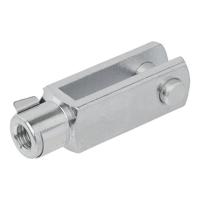 ProPlus Gaffel voor gasveer - Verzinkt staal - M12 schroefdraad - 85 x 23 mm