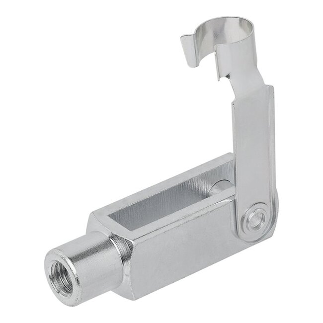 ProPlus Gaffel voor gasveer - Verzinkt staal - M12 schroefdraad - 85 x 23 mm