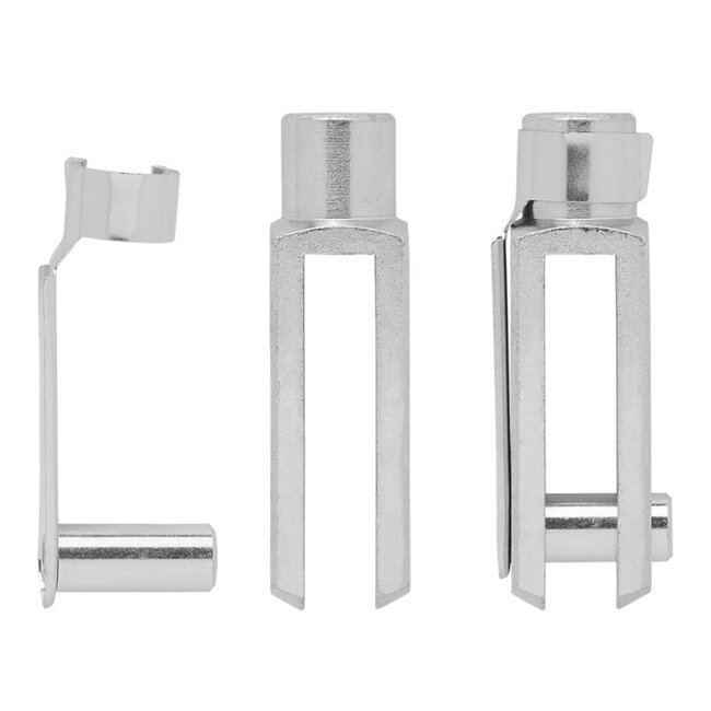 ProPlus Gaffel voor gasveer - Verzinkt staal - M12 schroefdraad - 85 x 23 mm