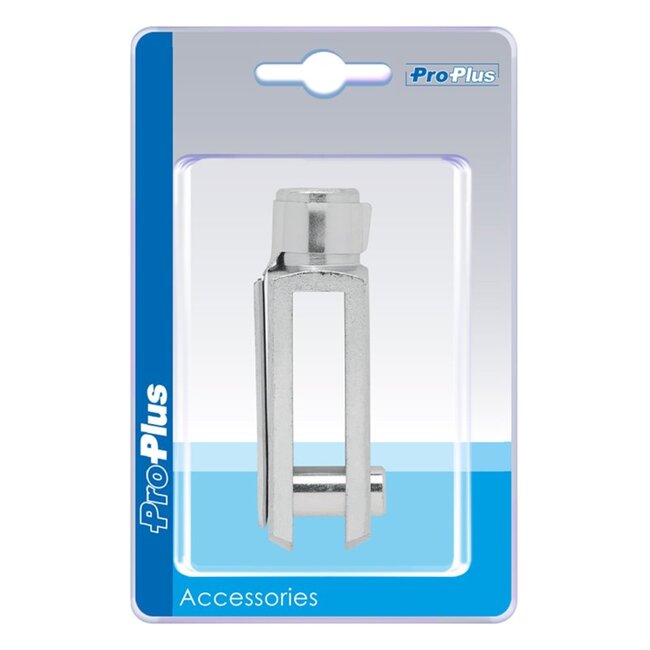 ProPlus Gaffel voor gasveer - verzinkt staal - M12 schroefdraad - 85 x 23 mm