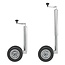 ProPlus Dubbel neuswiel voor aanhanger - extra stabiliteit - metalen velg - PU band - 48 mm buis - 200x50 mm banden