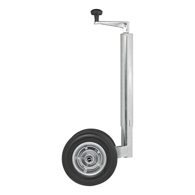 ProPlus Dubbel neuswiel voor aanhanger - extra stabiliteit - metalen velg - PU band - 48 mm buis - 200x50 mm banden