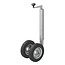 ProPlus Dubbel neuswiel - extra stabiliteit - metalen velg - rubberband - 48 mm buis - 200 x 50 mm
