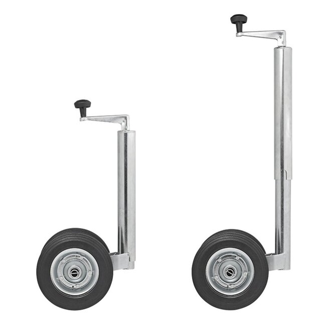 ProPlus Dubbel neuswiel - extra stabiliteit - metalen velg - rubberband - Ø 200 x 50 mm