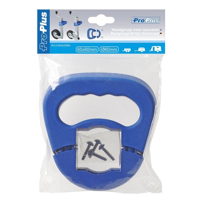 ProPlus Handgreep voor neuswiel - betere grip - Ø 60 mm - blauw