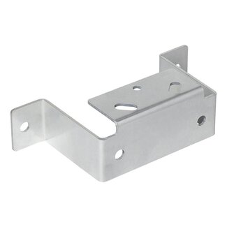 ProPlus Bevestigingsprofiel voor steunpoten - verzinkt staal - 48 mm diameter - 100 mm diepte - 65 mm hoogte