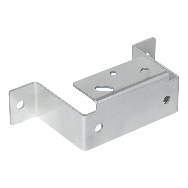 ProPlus Bevestigingsprofiel voor steunpoten - verzinkt staal - 48 mm diameter - 100 mm diepte - 65 mm hoogte