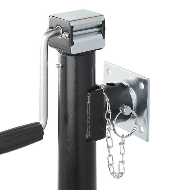 ProPlus Bevestigingsplaat voor steunpoot - kantelbaar - opschroefbaar - 100 x 115 x 4,5 mm