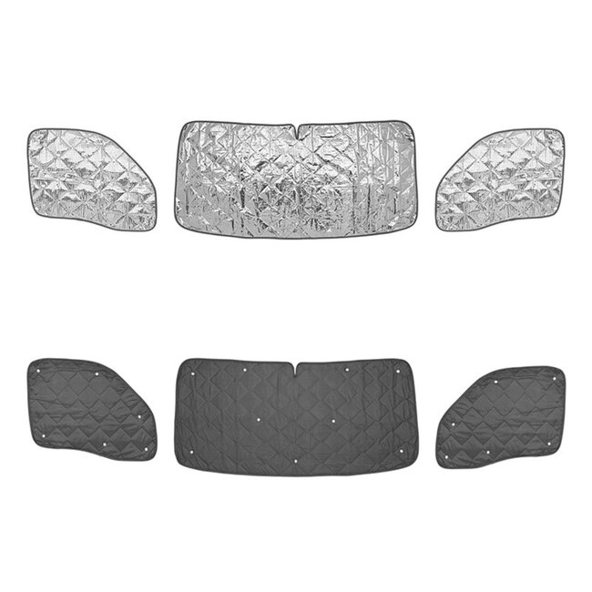 ProPlus Raamisolatieset - Zuignapbevestiging - 7-laags - Renault Master tot 2010 - 3 stuks