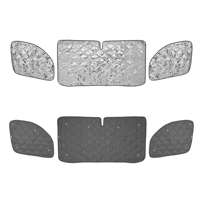 ProPlus Raamisolatieset - Zuignapbevestiging - 7-laags - Voorruit en zijruiten - 3 stuks