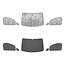 ProPlus Raamisolatieset - Zuignapbevestiging - 7-laags - Voor Volkswagen Caddy - 5 stuks