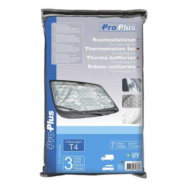 ProPlus Raamisolatieset - Zuignapbevestiging - 7-laags - Voor Volkswagen T4