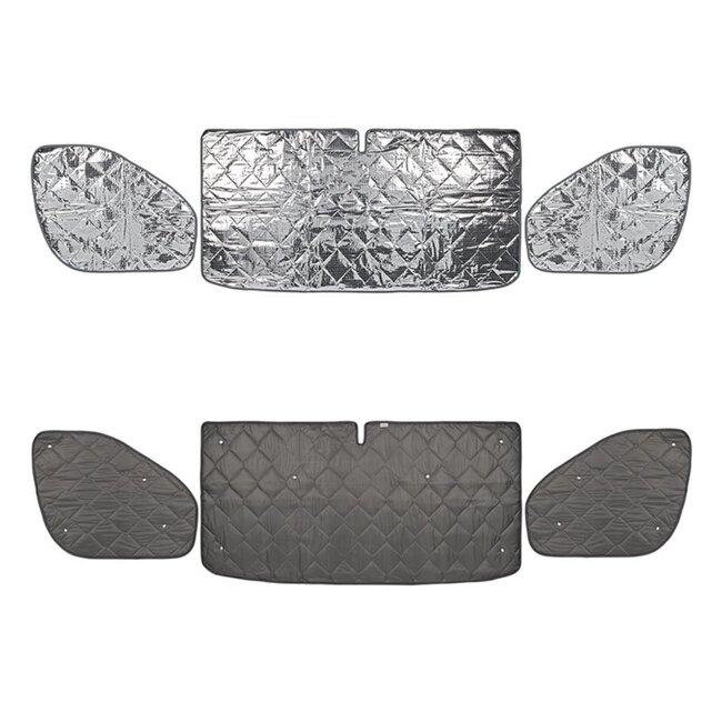 ProPlus Raamisolatieset - Zuignapbevestiging - 7-laags - Voorruit en zijruiten - 3 stuks