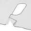 ProPlus Raamafdekking camper - isolatie en privacy - wit - 2006-2014