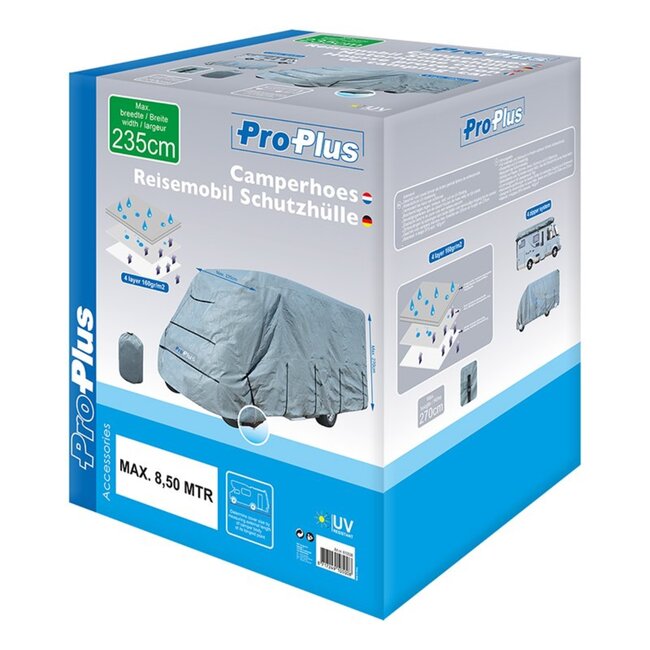 ProPlus Camperhoes - 4-laags SFS-stof - Ademend en waterdicht - 850 x 270 x 235 cm