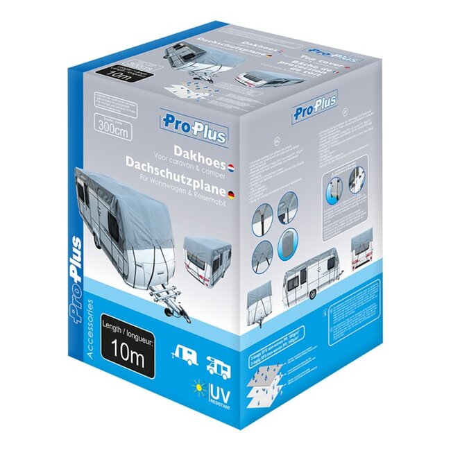 ProPlus Universele dakhoes - ademend materiaal - 10x3 meter - inclusief draagtas