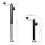ProPlus Uitdraaibare steunpoot - 52-90 cm - Max. 2500 kg - Kantelbaar - Verzinkt staal